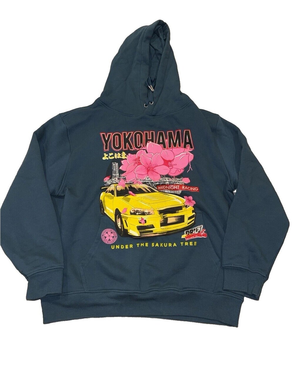 3Forty Yokohama Tokyo Racing Team Sakura Tree Drift Hoodie Size XL